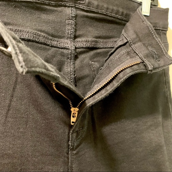 Hudson Black Mid-Rise Skinny Jeans - Size 28 - Picture 5 of 10